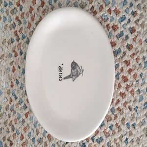 Rae Dunn Chirp plate - Artisan Collection